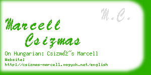 marcell csizmas business card